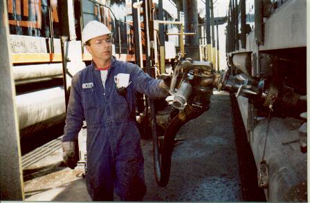 RC is a Locomotive Technician and has worked for the W&LE since June 1990.